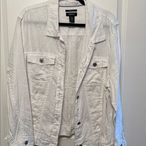 Universal Thread White Denim Jacket